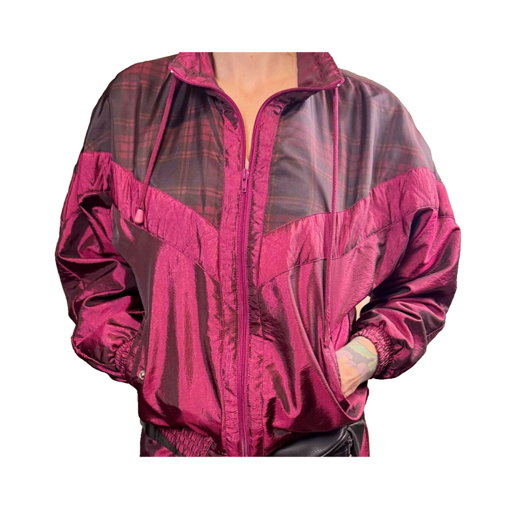 Vintage 90s Sunterra Tracksuit Womens PL | Plaid Jacket Pants Set NWOT condition - Picture 7 of 14